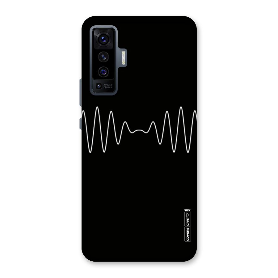 White Minimal Thread Back Case for Vivo X50