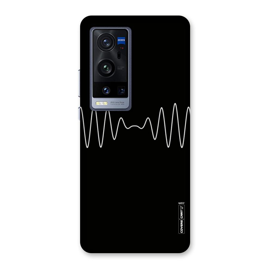 White Minimal Thread Back Case for Vivo X60 Pro Plus