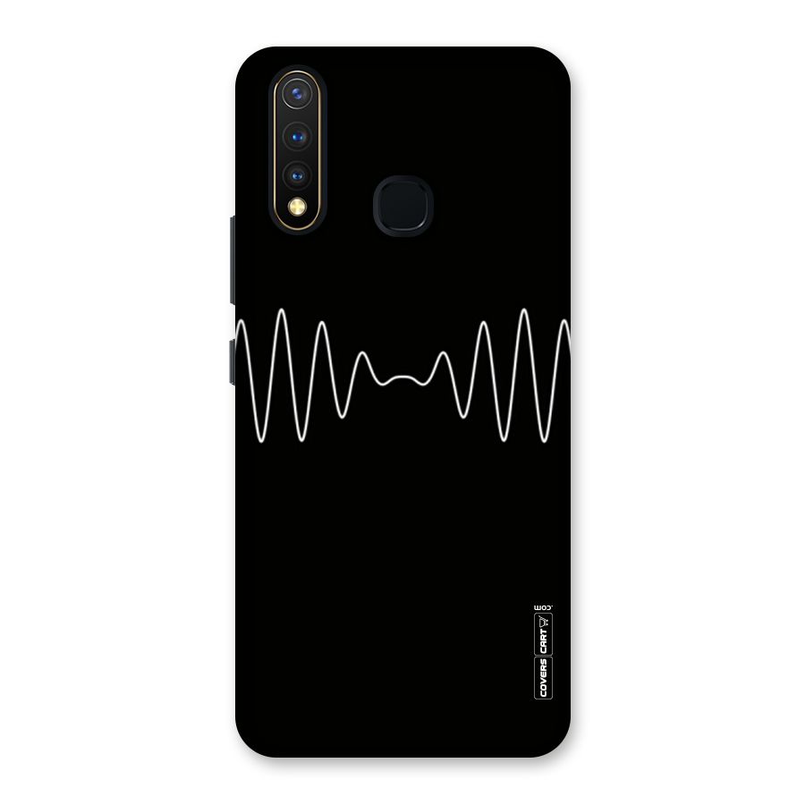 White Minimal Thread Back Case for Vivo Y19