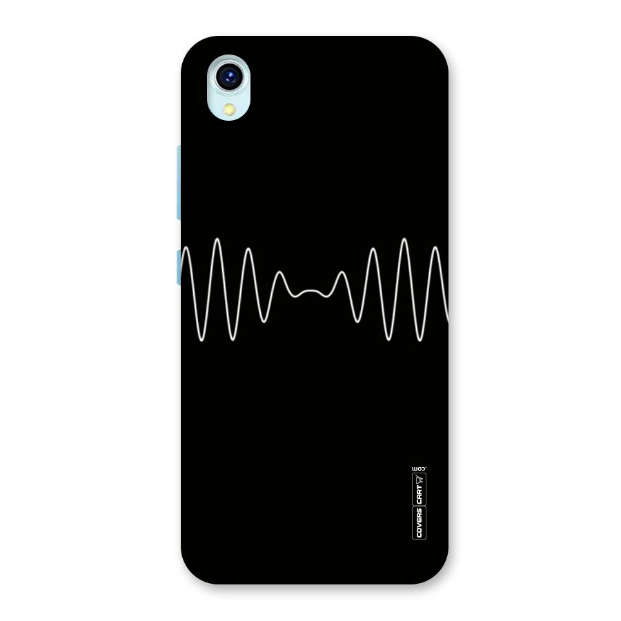 White Minimal Thread Back Case for Vivo Y1s