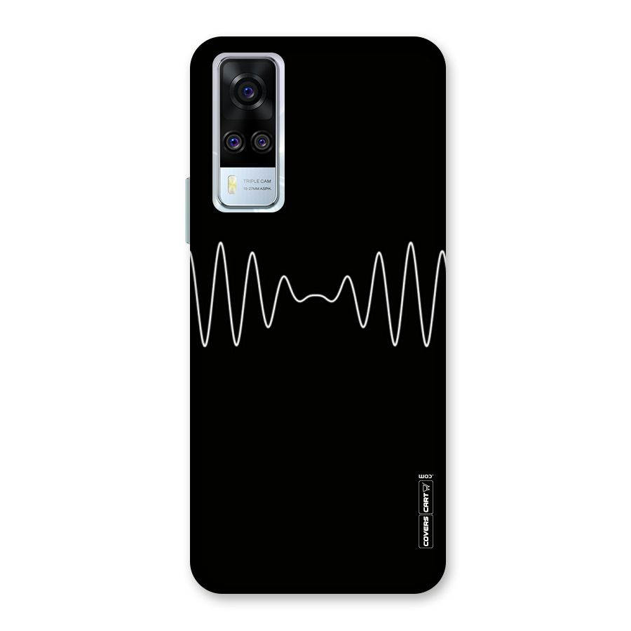 White Minimal Thread Back Case for Vivo Y31