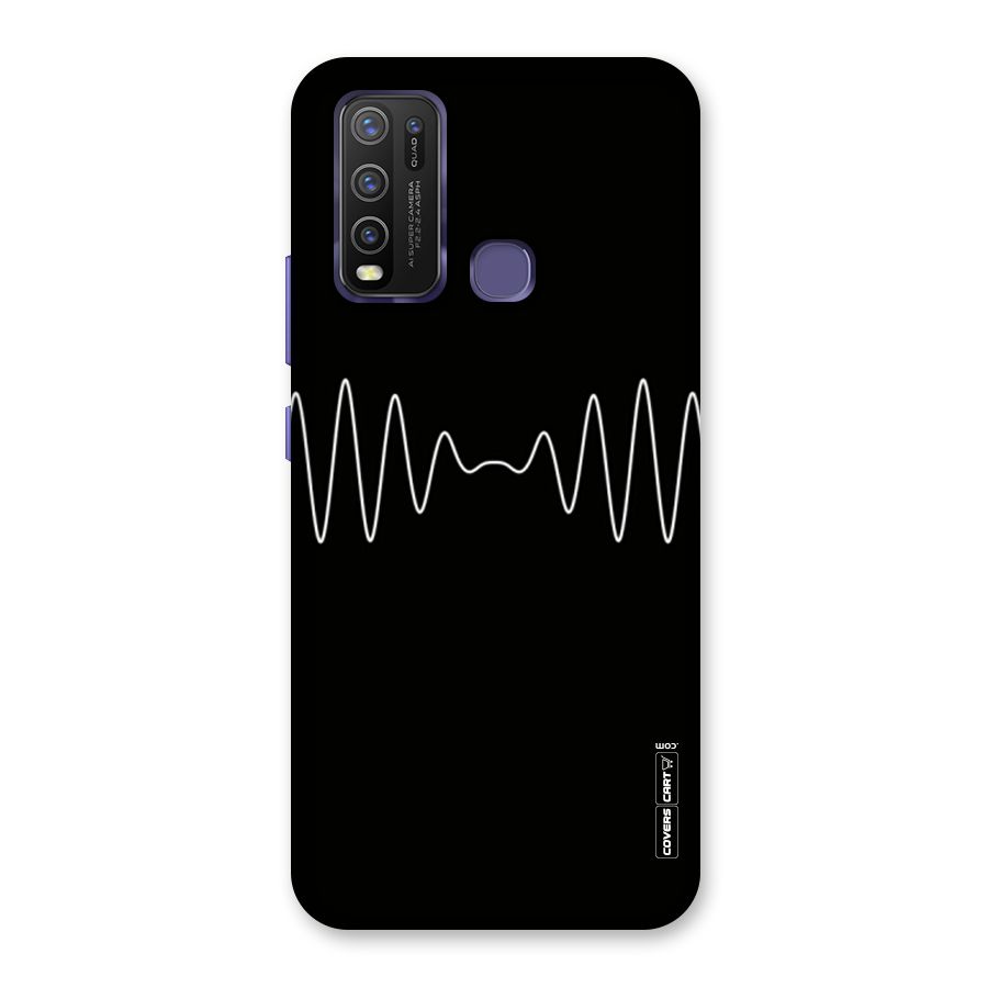 White Minimal Thread Back Case for Vivo Y50