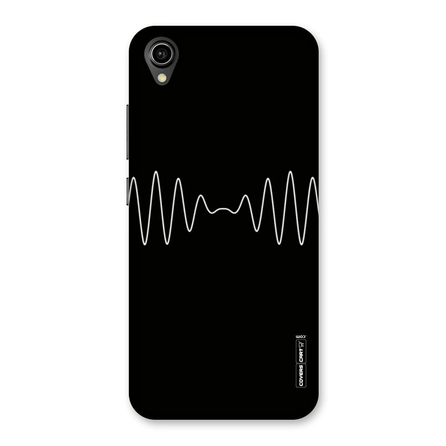 White Minimal Thread Back Case for Vivo Y90