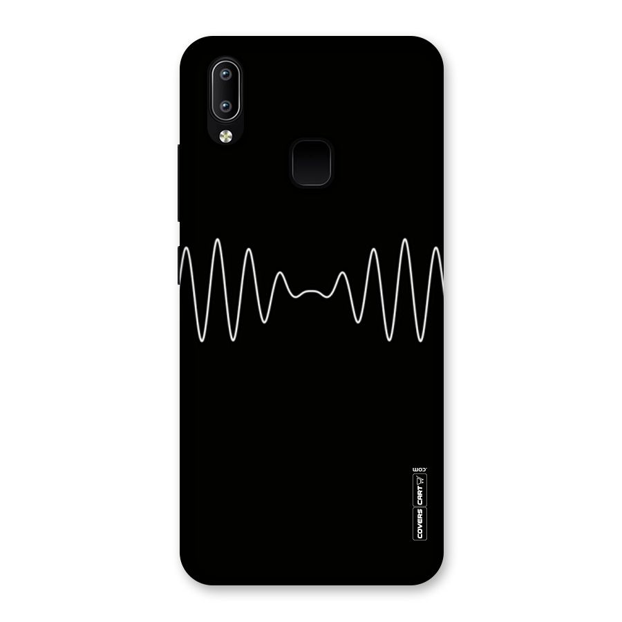 White Minimal Thread Back Case for Vivo Y93