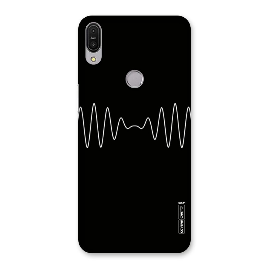 White Minimal Thread Back Case for Zenfone Max Pro M1