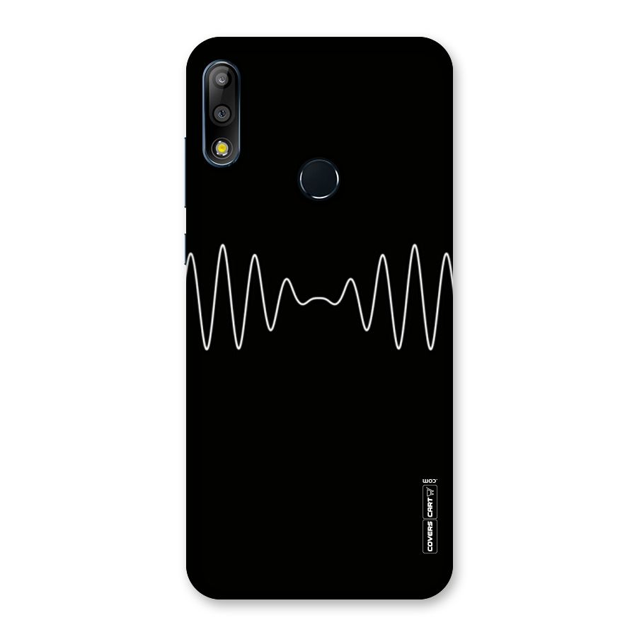 White Minimal Thread Back Case for Zenfone Max Pro M2