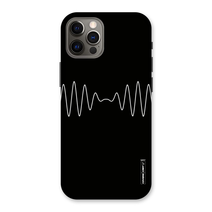 White Minimal Thread Back Case for iPhone 12 Pro