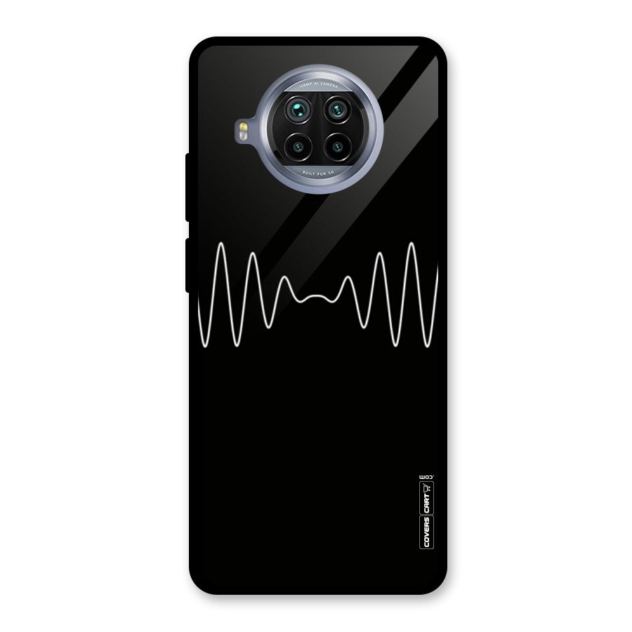 White Minimal Thread Glass Back Case for Mi 10i