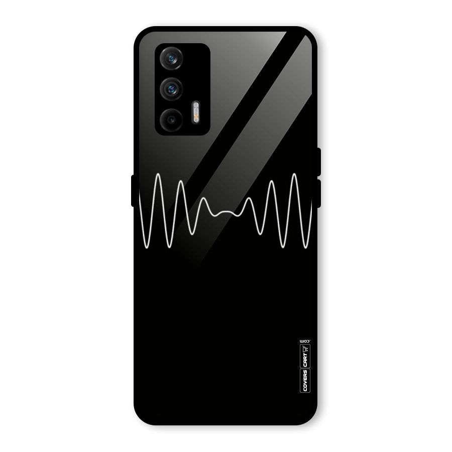 White Minimal Thread Glass Back Case for Realme GT 5G