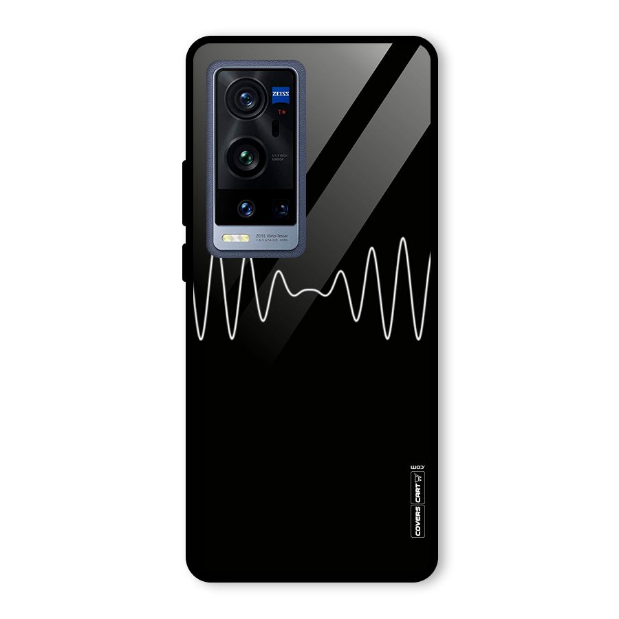 White Minimal Thread Glass Back Case for Vivo X60 Pro Plus