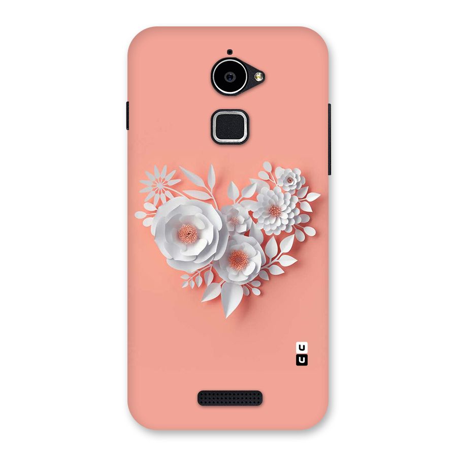 White Paper Flower Back Case for Coolpad Note 3 Lite