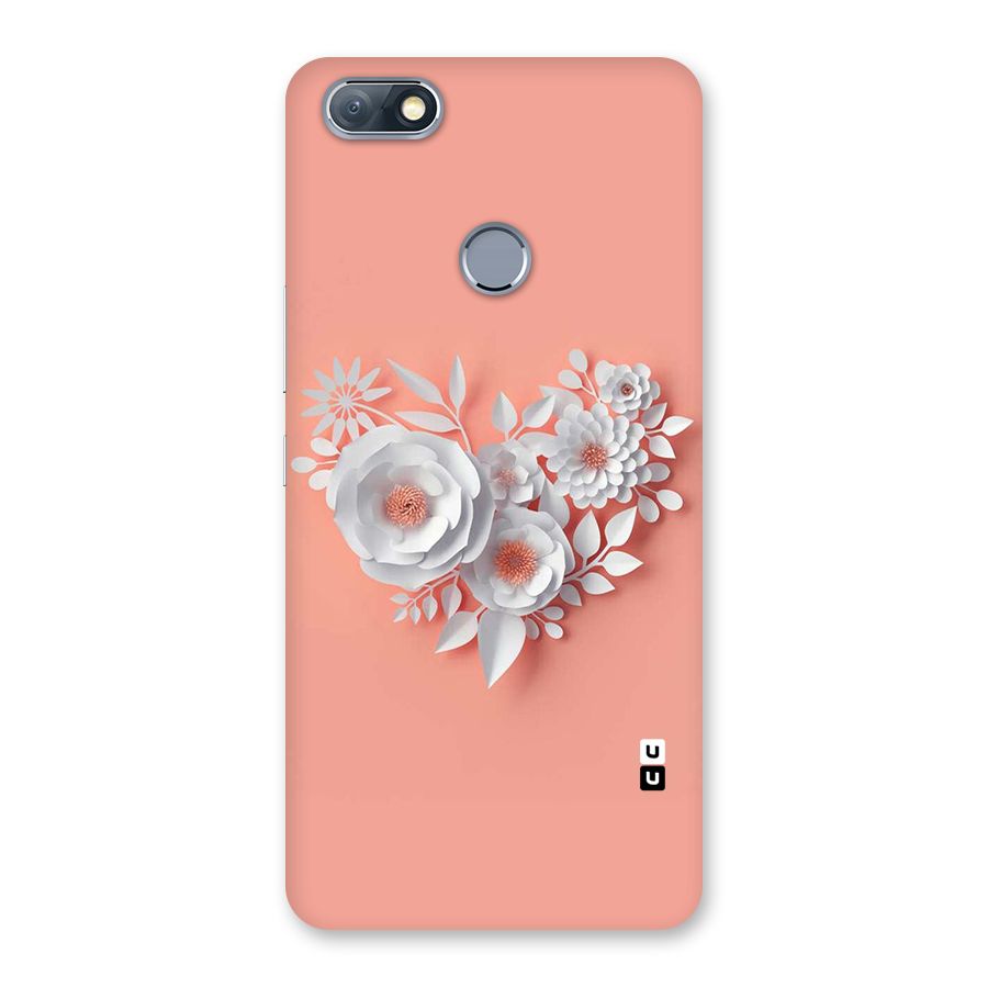 White Paper Flower Back Case for Infinix Note 5
