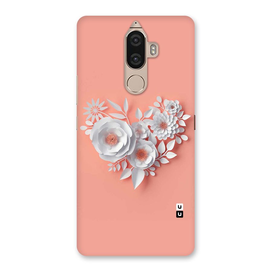 White Paper Flower Back Case for Lenovo K8 Note