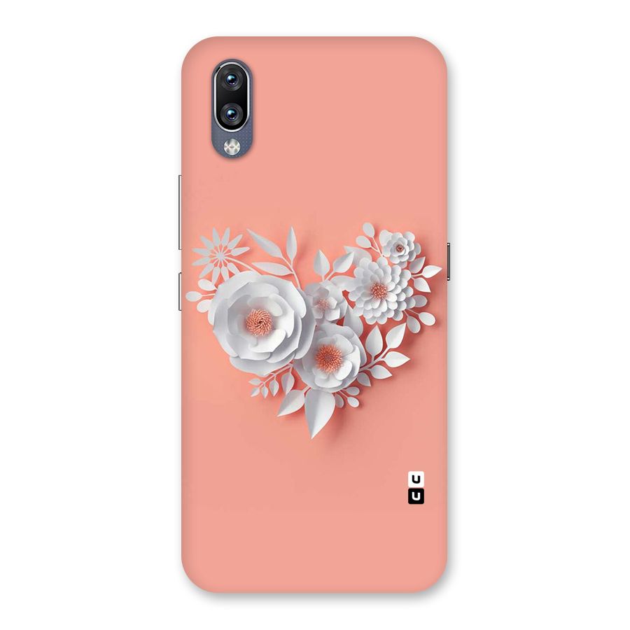 White Paper Flower Back Case for Vivo NEX