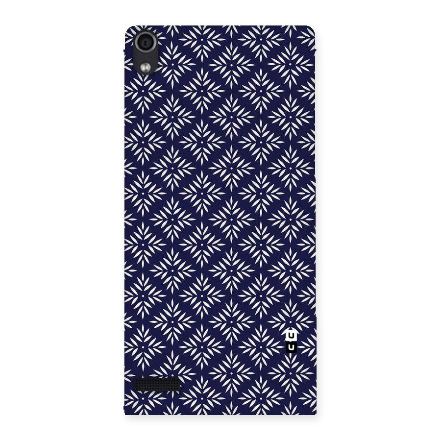 White Petals Pattern Back Case for Ascend P6