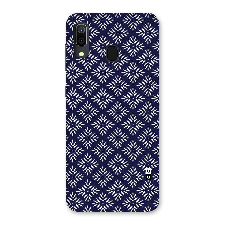 White Petals Pattern Back Case for Galaxy A20