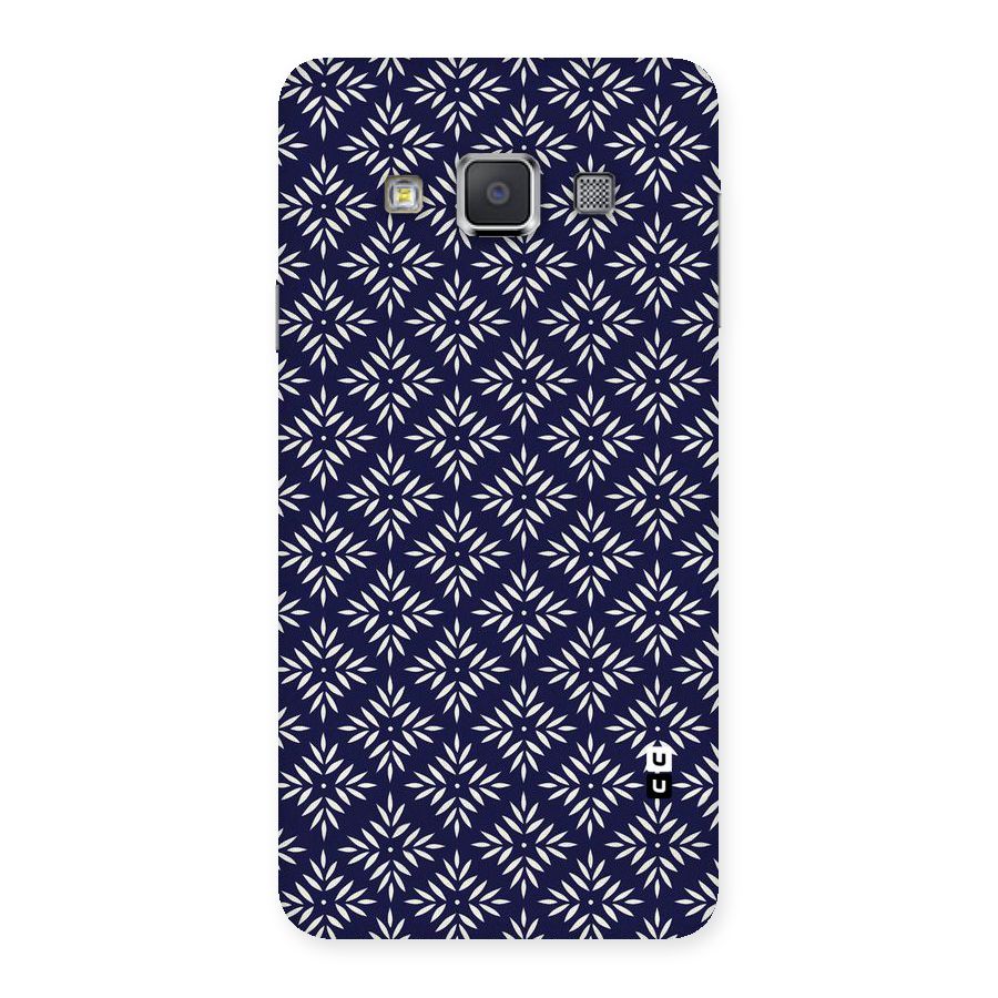 White Petals Pattern Back Case for Galaxy A3