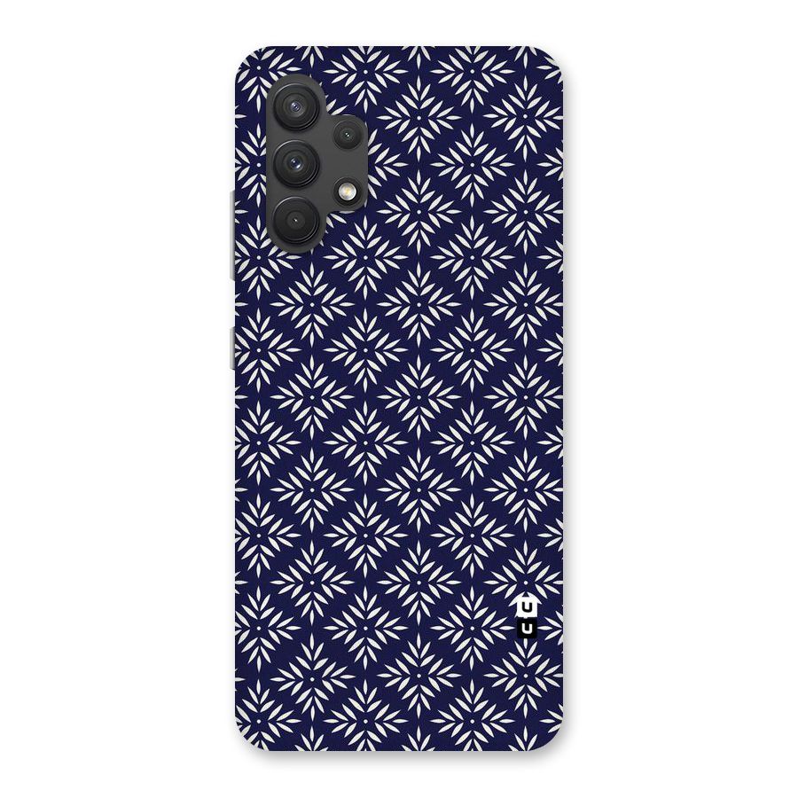 White Petals Pattern Back Case for Galaxy A32