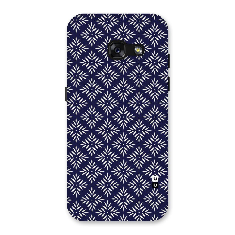 White Petals Pattern Back Case for Galaxy A3 (2017)