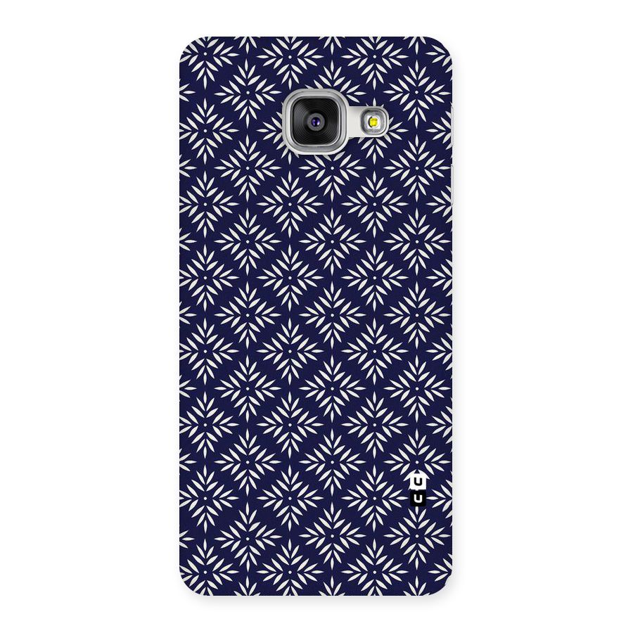 White Petals Pattern Back Case for Galaxy A3 2016