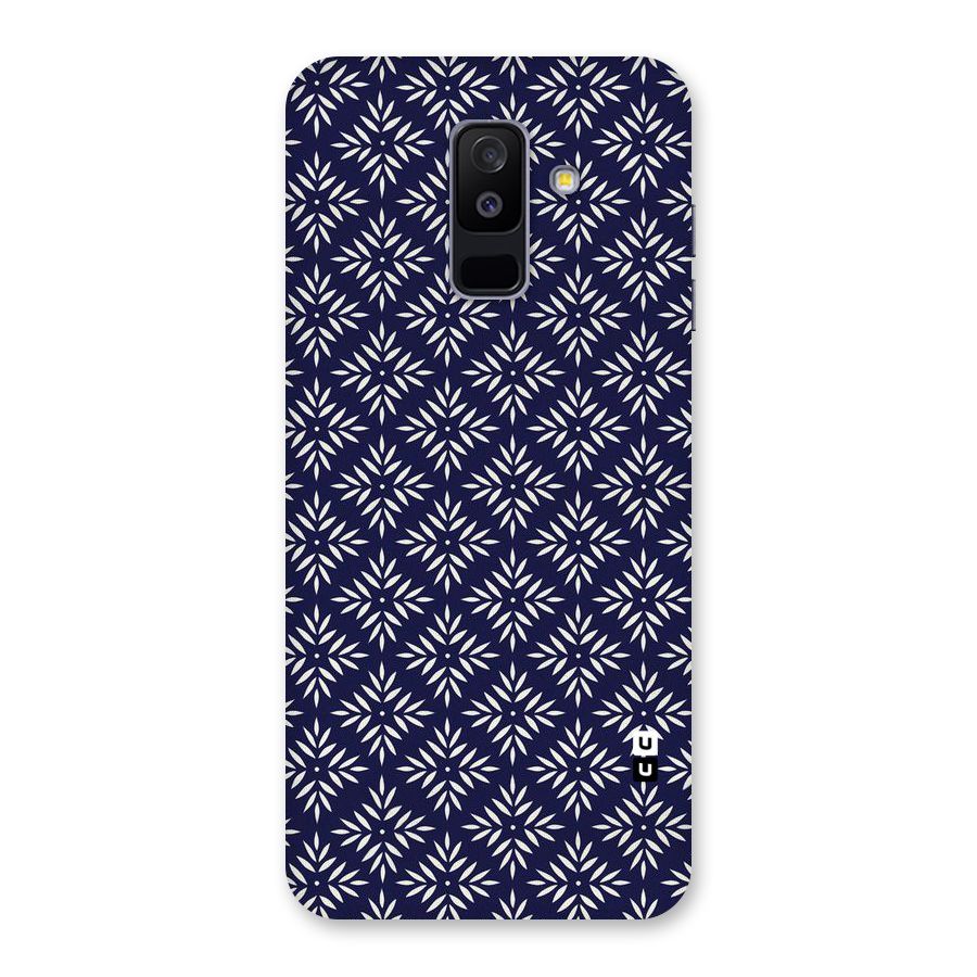White Petals Pattern Back Case for Galaxy A6 Plus