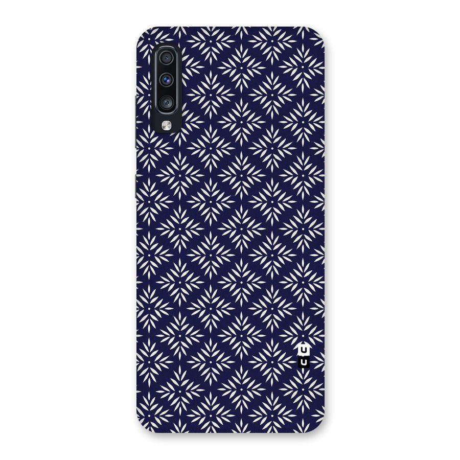 White Petals Pattern Back Case for Galaxy A70