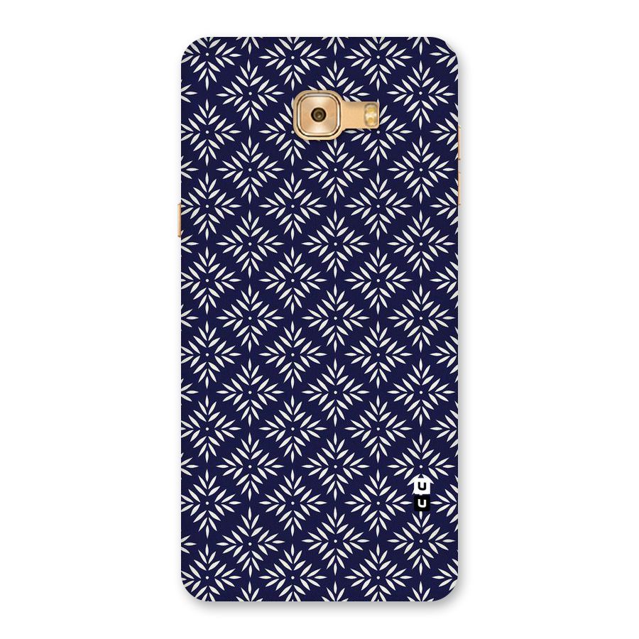White Petals Pattern Back Case for Galaxy C9 Pro