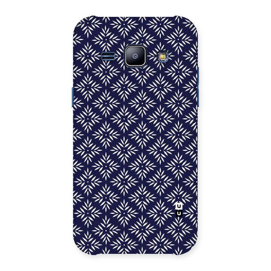 White Petals Pattern Back Case for Galaxy J1