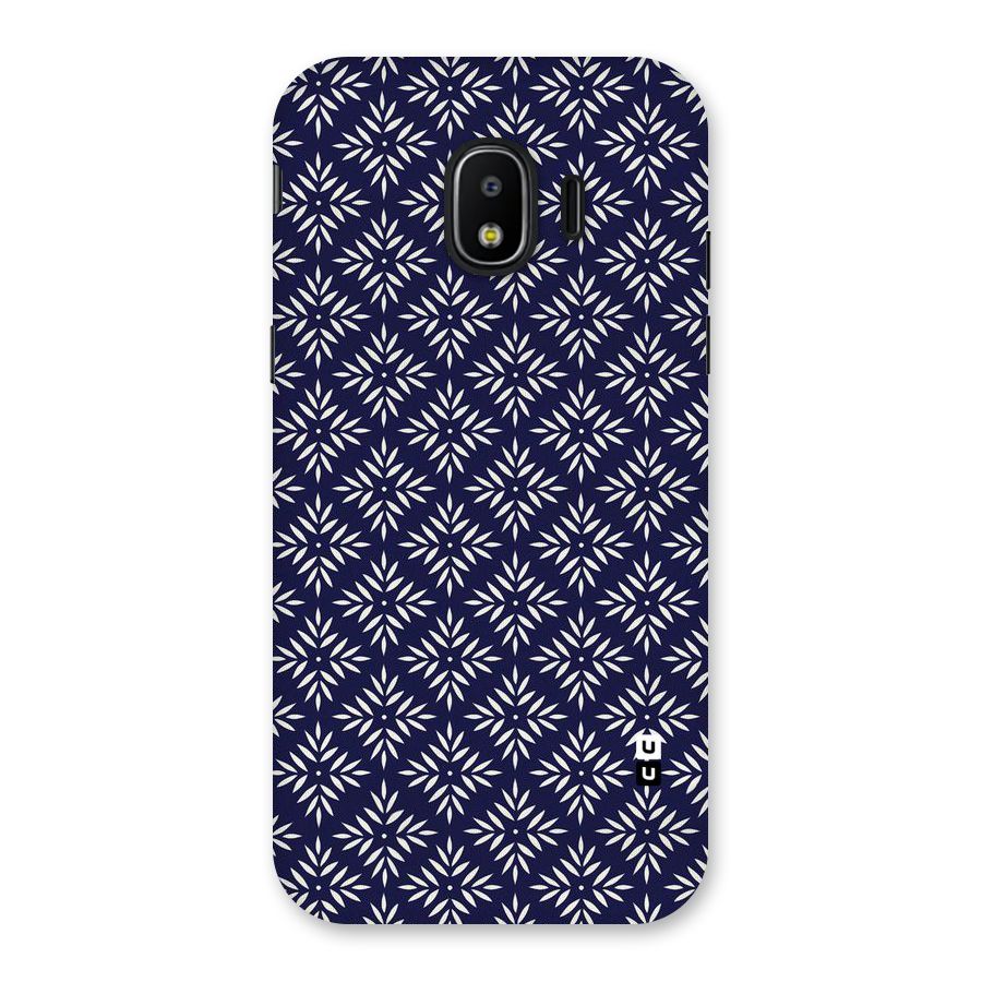 White Petals Pattern Back Case for Galaxy J2 Pro 2018