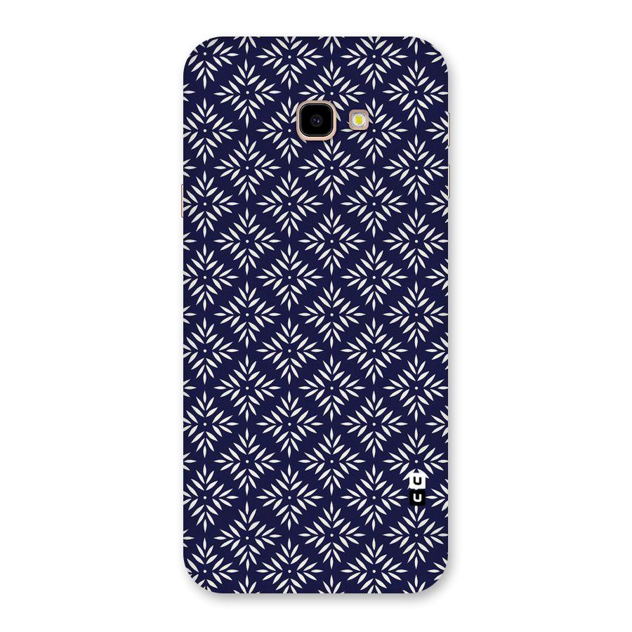 White Petals Pattern Back Case for Galaxy J4 Plus