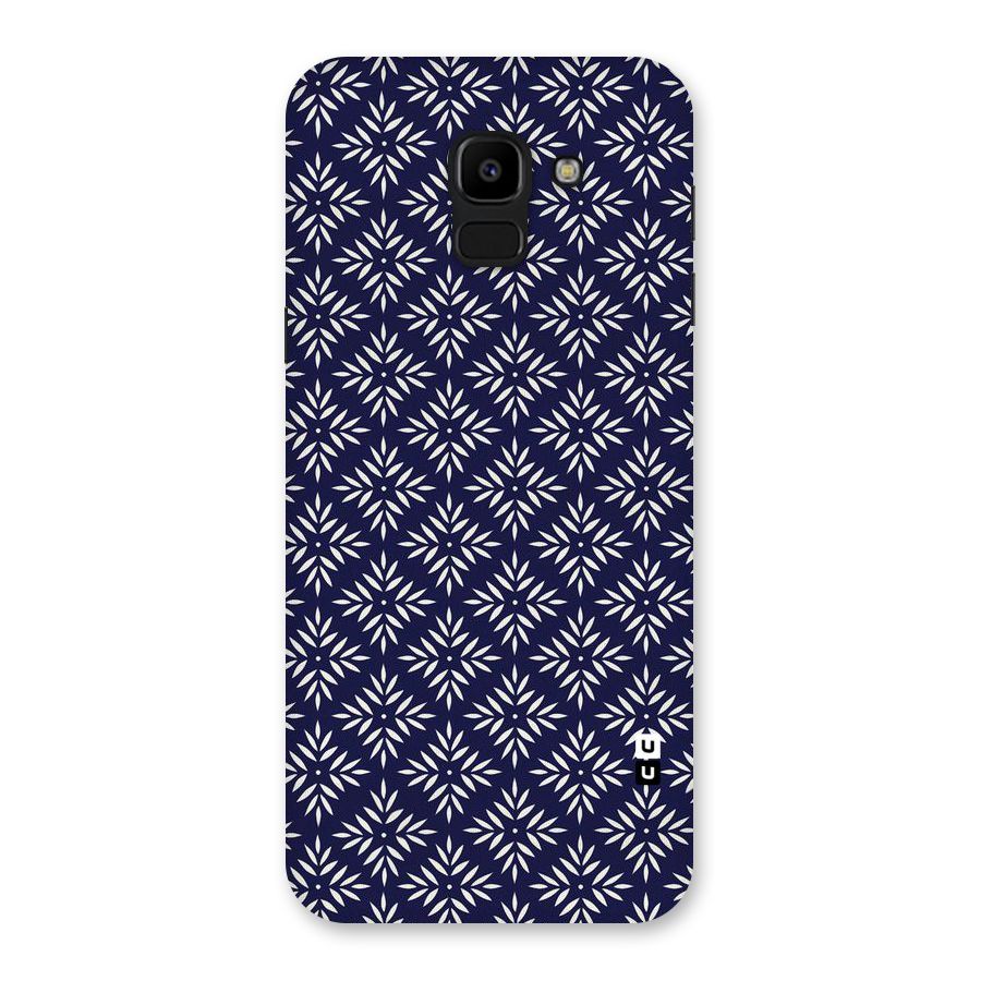 White Petals Pattern Back Case for Galaxy J6