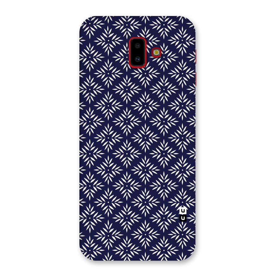 White Petals Pattern Back Case for Galaxy J6 Plus