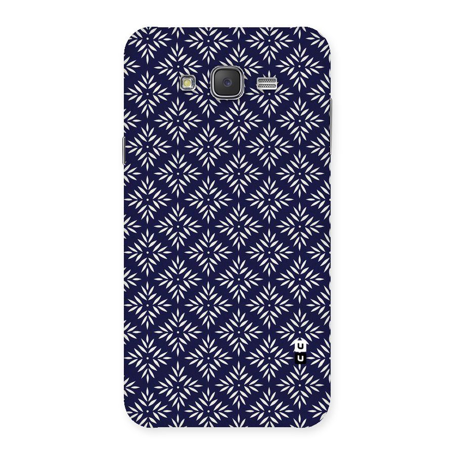 White Petals Pattern Back Case for Galaxy J7