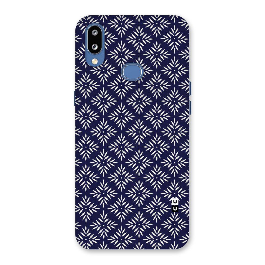 White Petals Pattern Back Case for Galaxy M01s