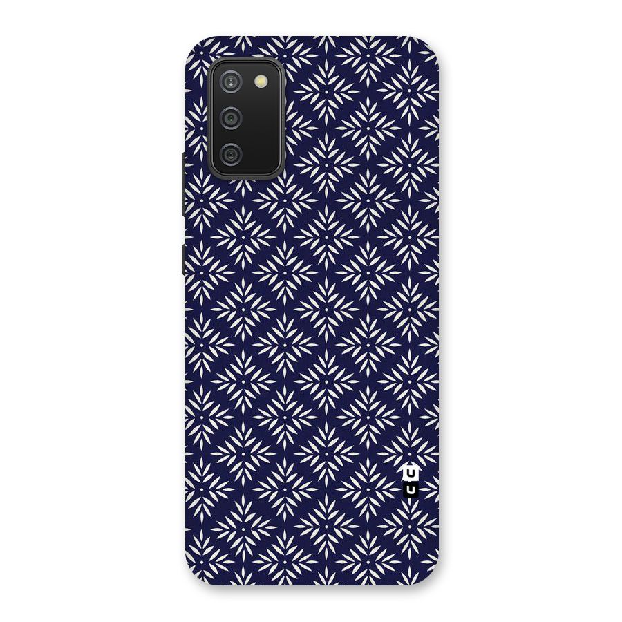 White Petals Pattern Back Case for Galaxy M02s