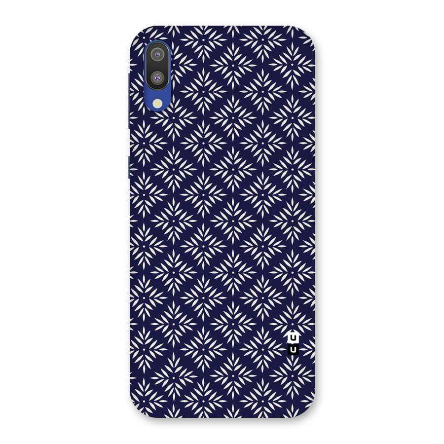 White Petals Pattern Back Case for Galaxy M10