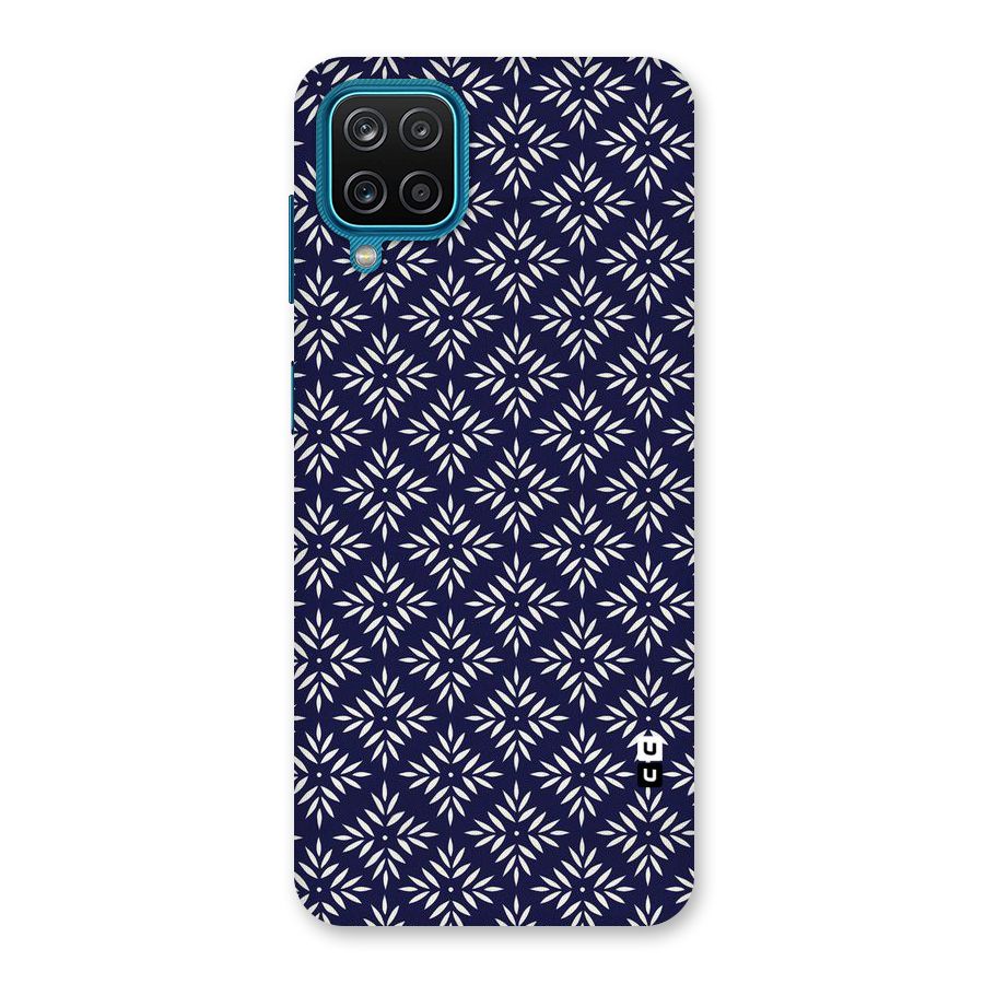 White Petals Pattern Back Case for Galaxy M12