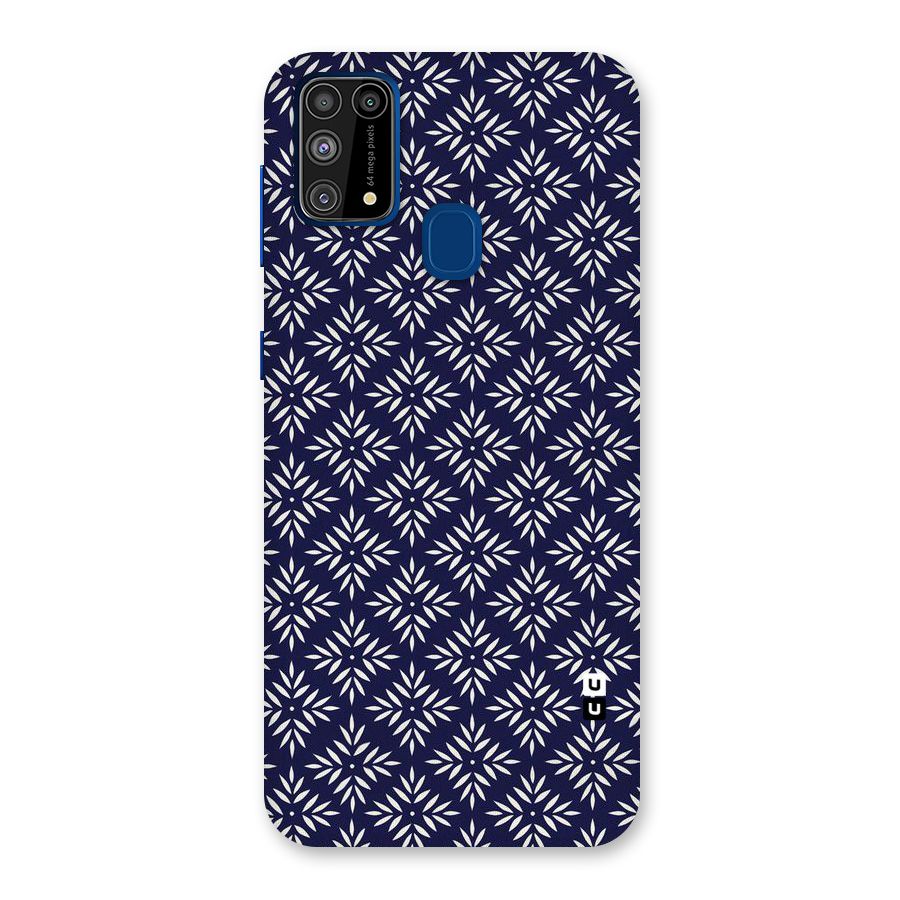 White Petals Pattern Back Case for Galaxy M31