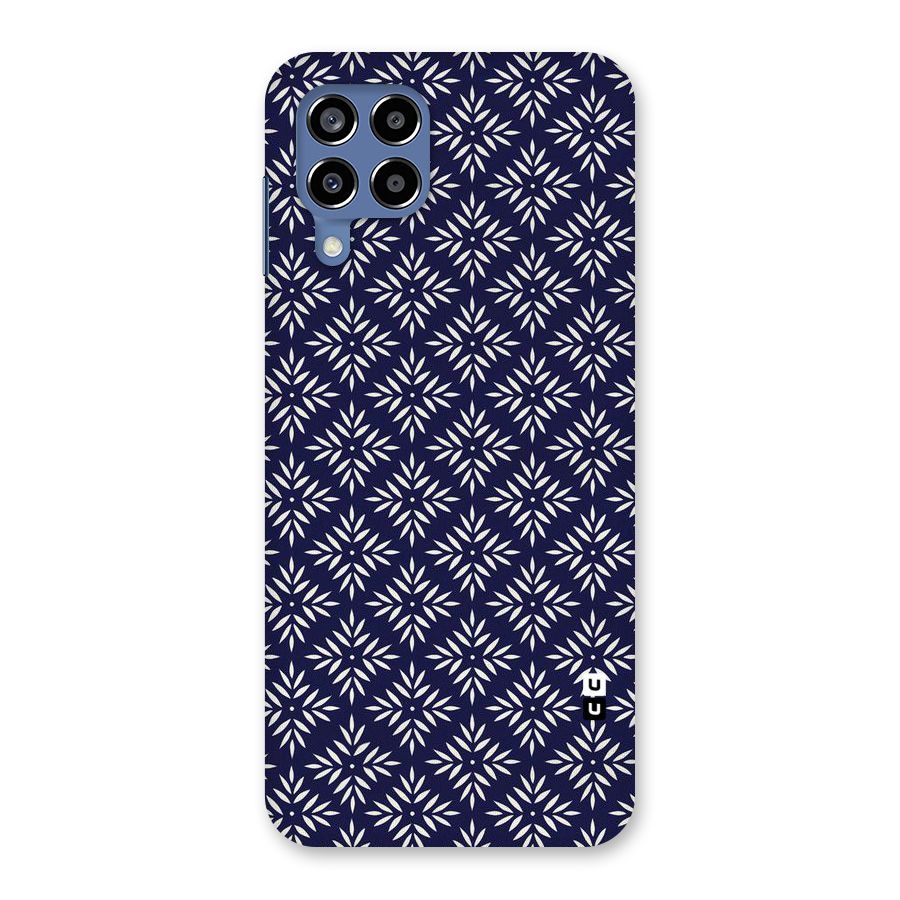 White Petals Pattern Back Case for Galaxy M53 5G
