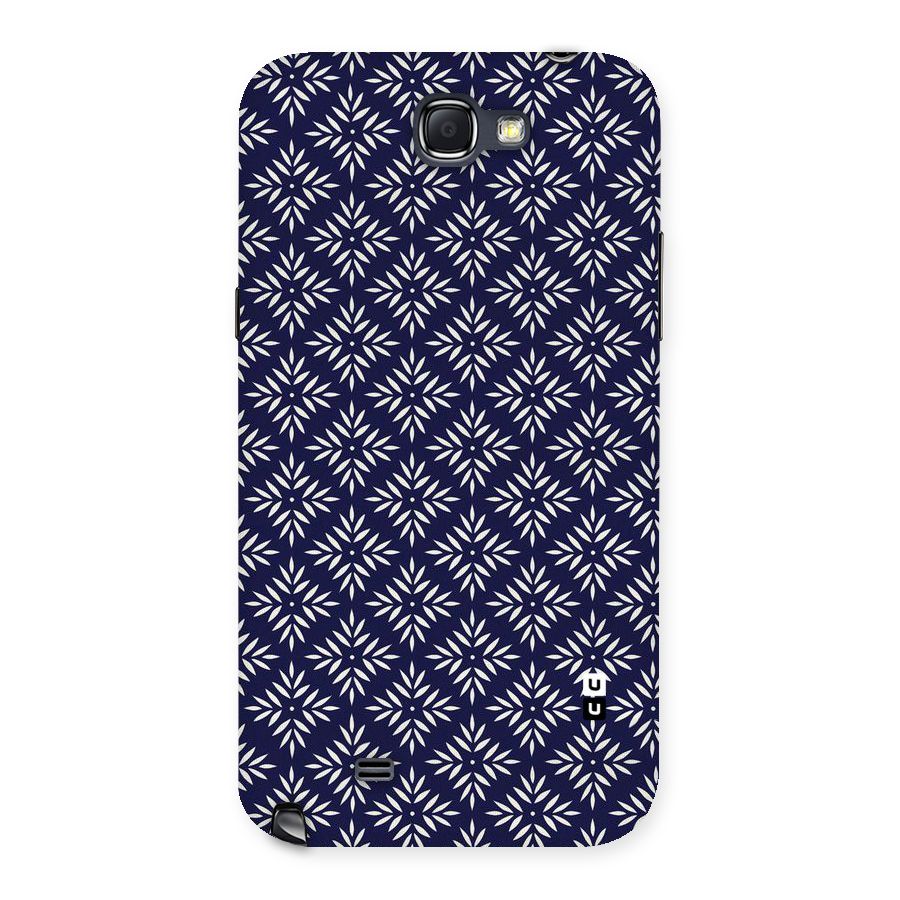 White Petals Pattern Back Case for Galaxy Note 2