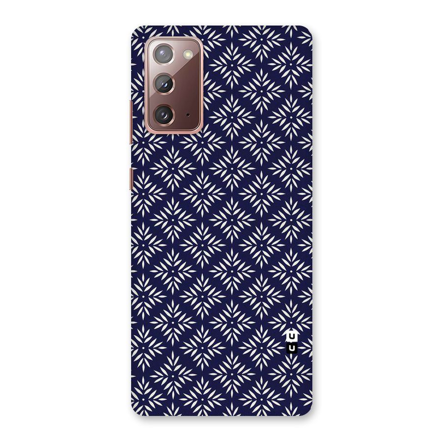 White Petals Pattern Back Case for Galaxy Note 20