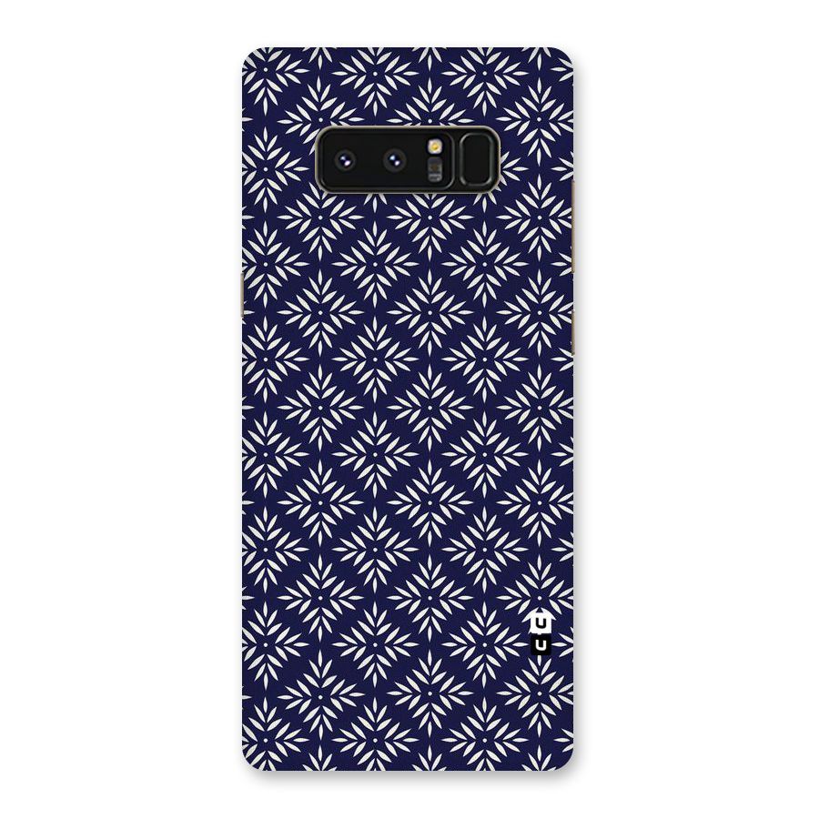 White Petals Pattern Back Case for Galaxy Note 8