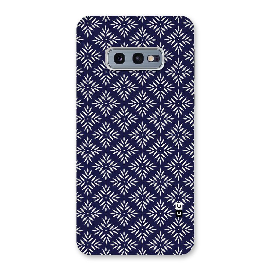 White Petals Pattern Back Case for Galaxy S10e