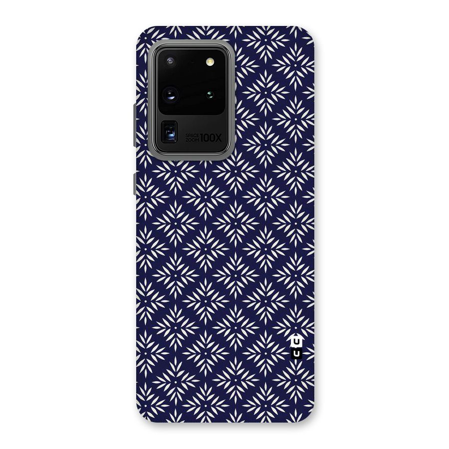 White Petals Pattern Back Case for Galaxy S20 Ultra
