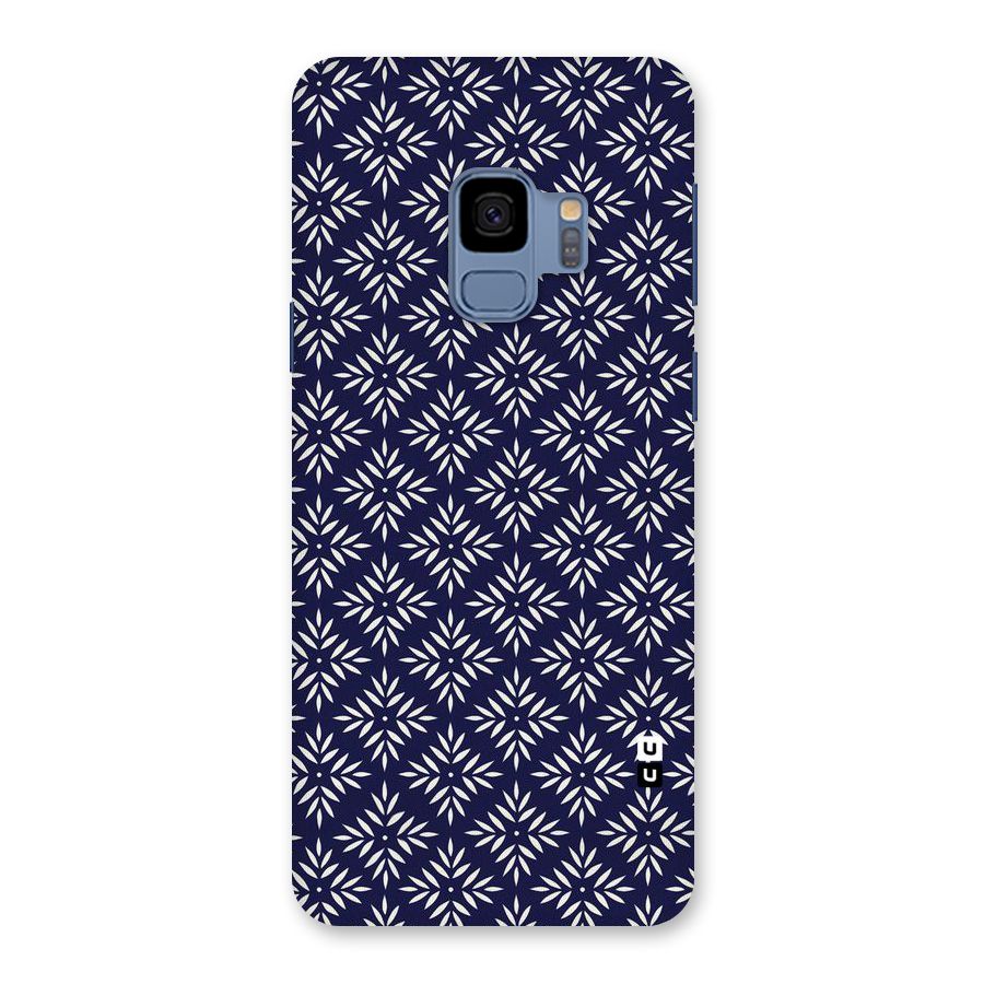 White Petals Pattern Back Case for Galaxy S9