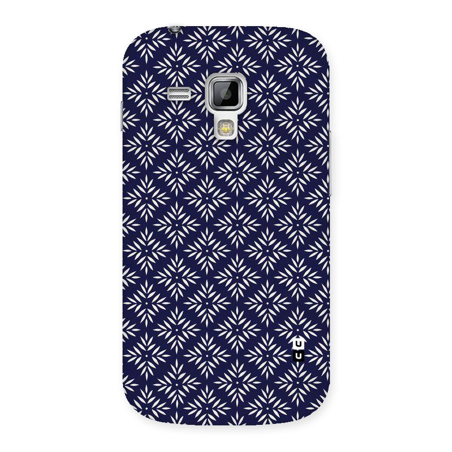 White Petals Pattern Back Case for Galaxy S Duos