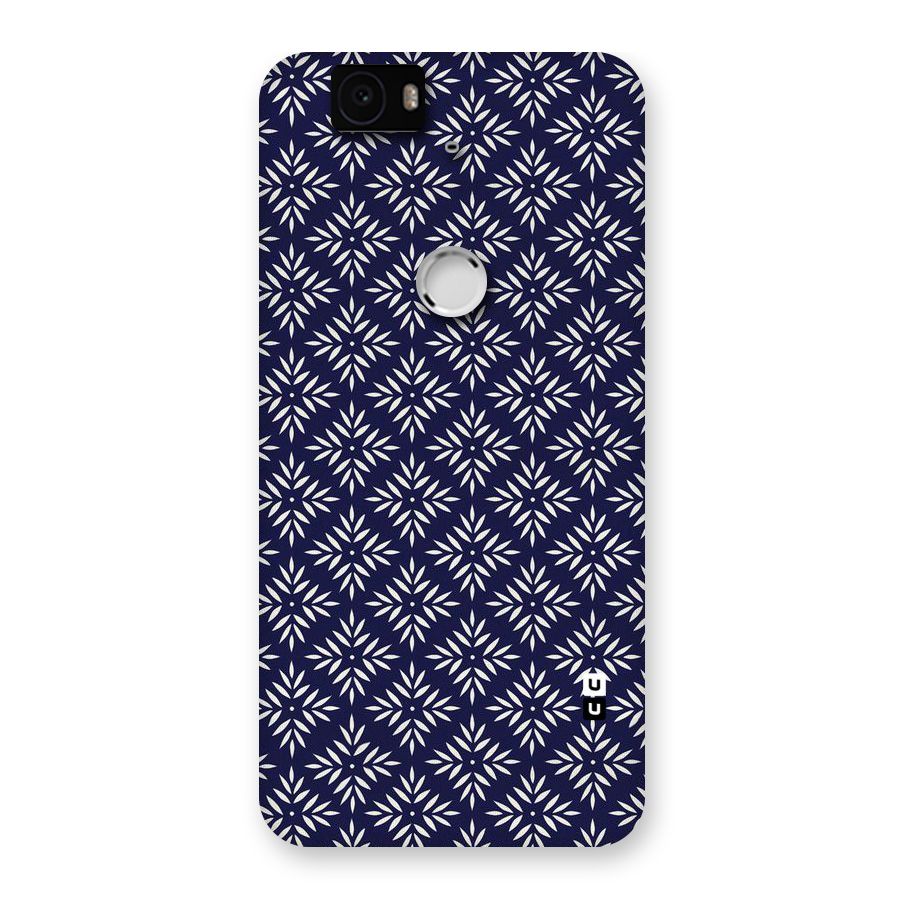 White Petals Pattern Back Case for Google Nexus-6P