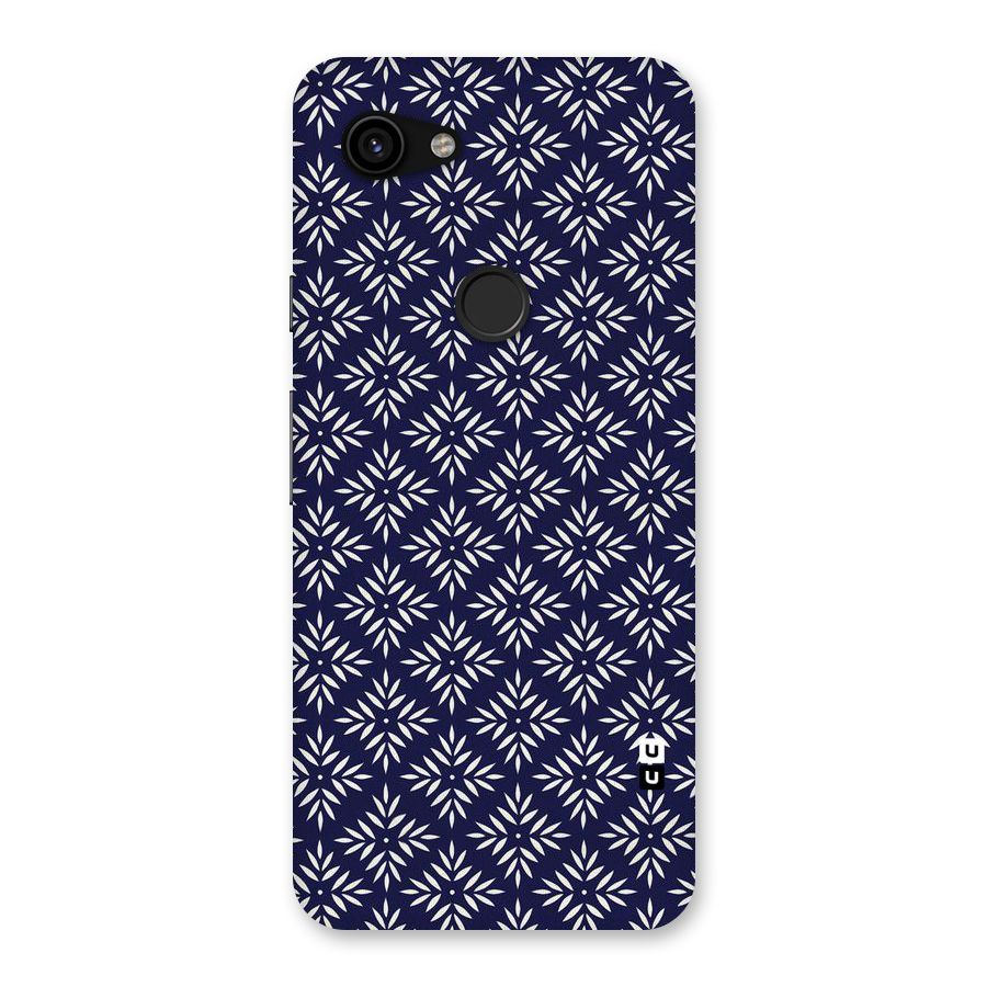 White Petals Pattern Back Case for Google Pixel 3a