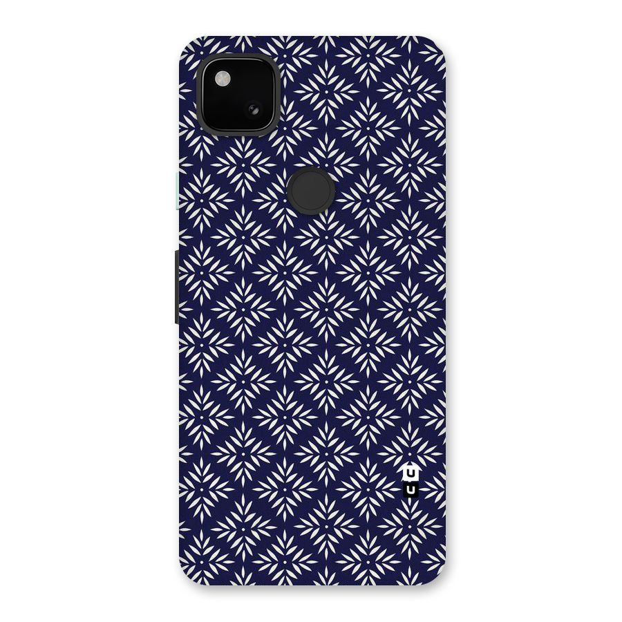 White Petals Pattern Back Case for Google Pixel 4a