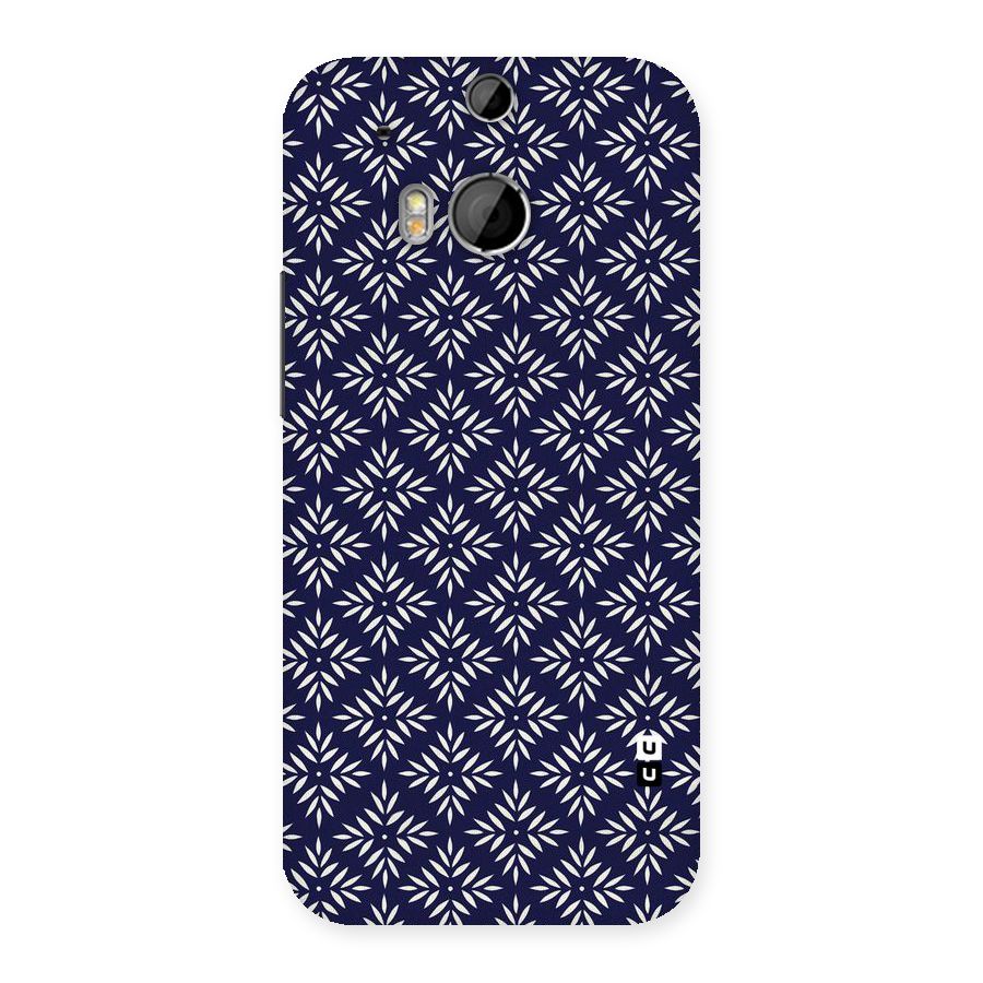 White Petals Pattern Back Case for HTC One M8